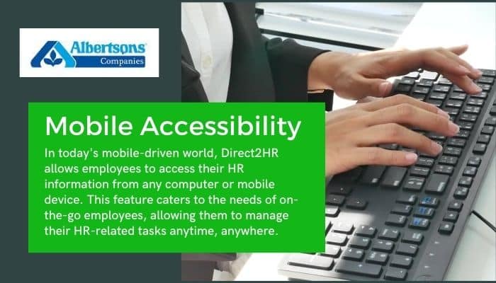 Direct2HR Mobile Accessibility